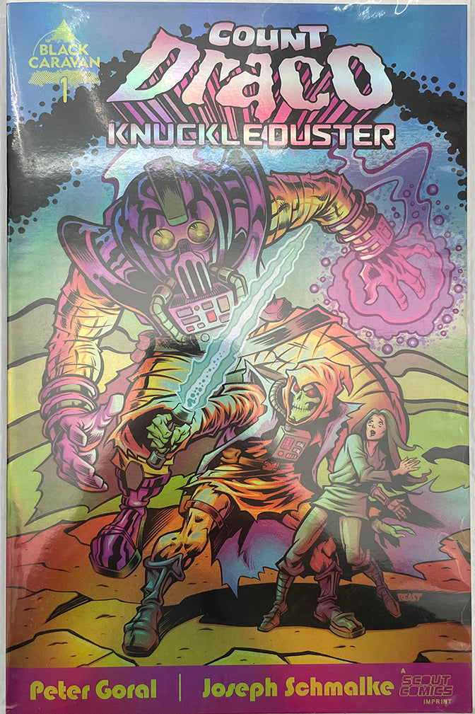 COUNT DRACO KNUCKLEDUSTER #1 | Black Caravan Holofoil Variant