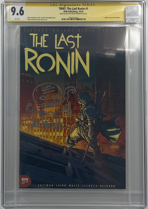 Last Ronin #1 | 1:25 Ratio Variant | Signed/Remarked by Kevin Eastman | CGC SS 9.6