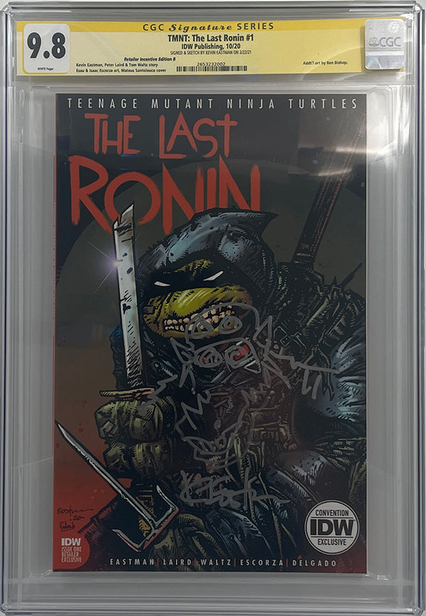 Last Ronin #1 | NYCC Convention Exclusive | Signed/Remarked by Kevin Eastman | CGC SS 9.8