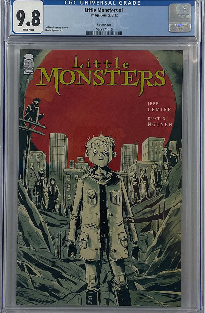 LITTLE MONSTERS #1 | Cover B | Jeff Lemire | CGC 9.8