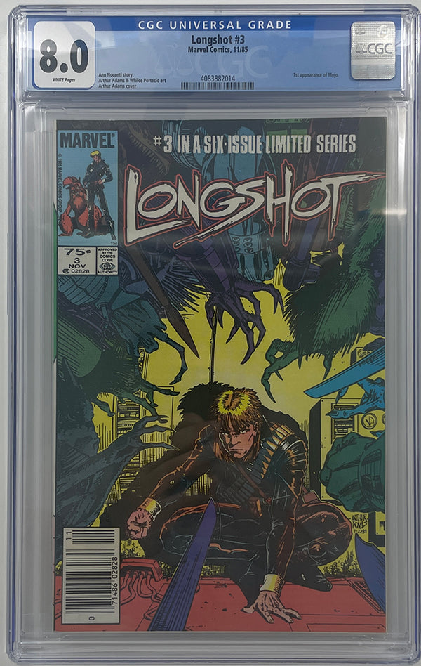 Longshot #3 | 1st App of Mojo | CGC 8.0