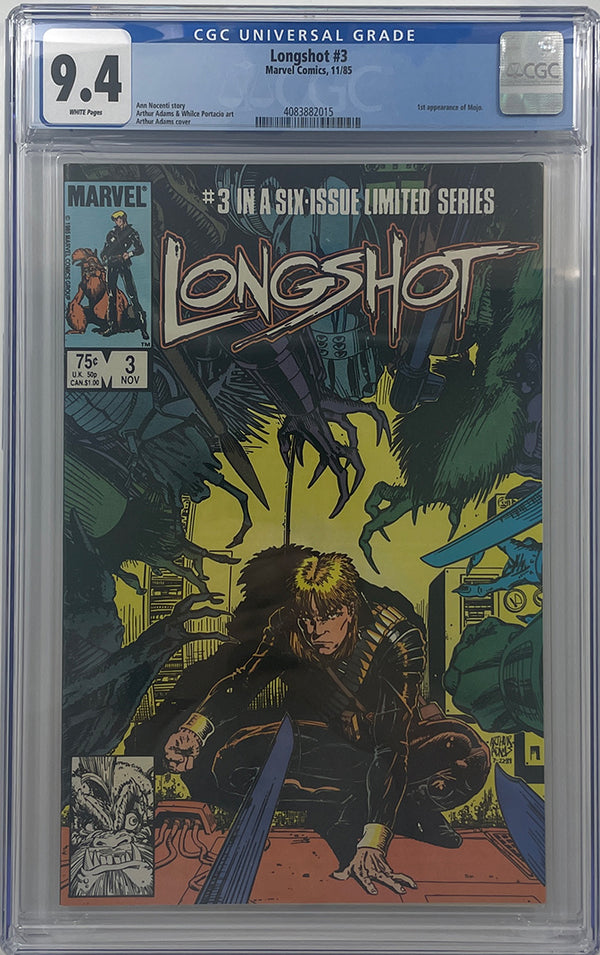 Longshot #3 | 1st App of Mojo | CGC 9.4