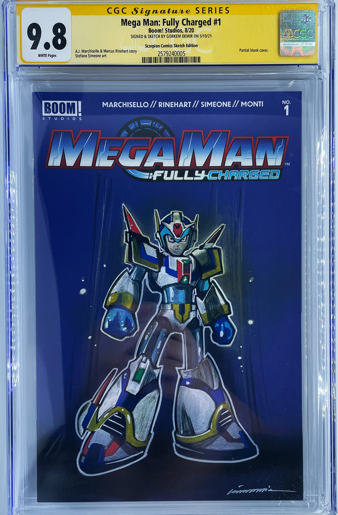 Mega Man Fully-Charged #1 | Original Sketch by Gorkem Demir | Find the X Armor