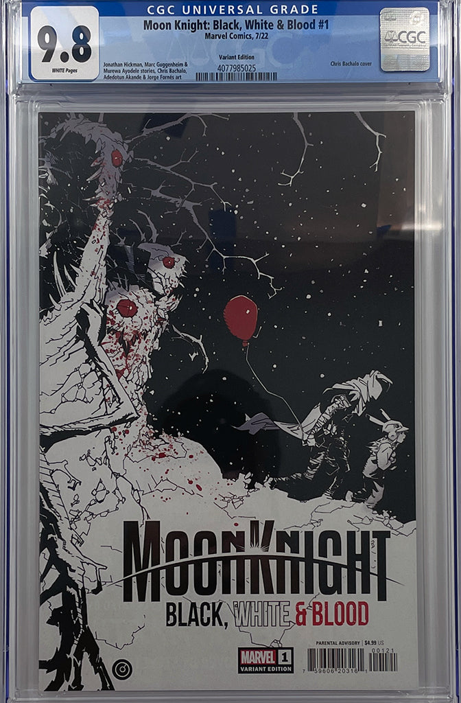 Moon Knight: Black, White & Blood #1 | Bachalo Variant | CGC 9.8