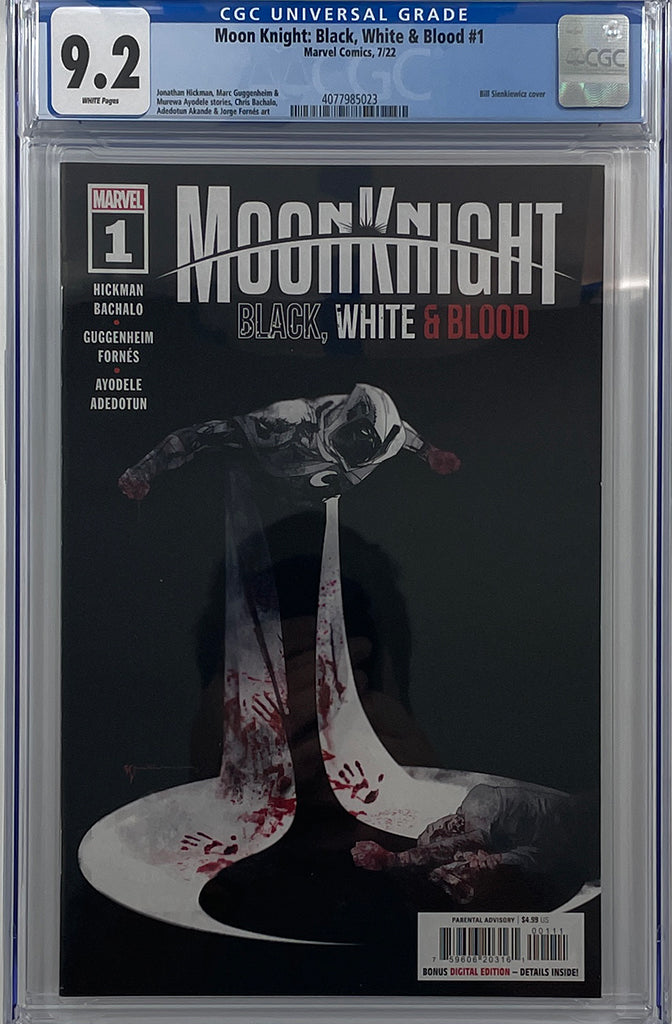 Moon Knight: Black, White & Blood #1 | Cover A | CGC 9.2