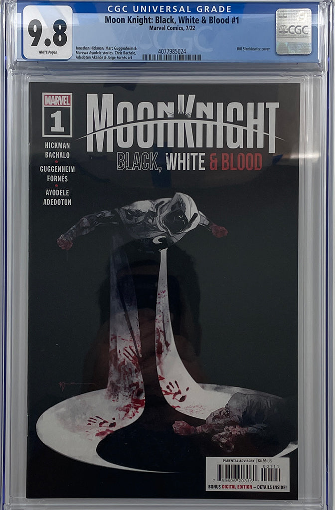 Moon Knight: Black, White & Blood #1 | Cover A | CGC 9.8
