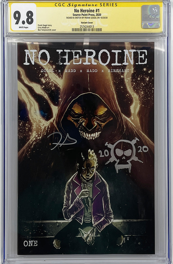 No Heroine #1 | Ben Templesmith Variant Cover | CGC SS 9.8