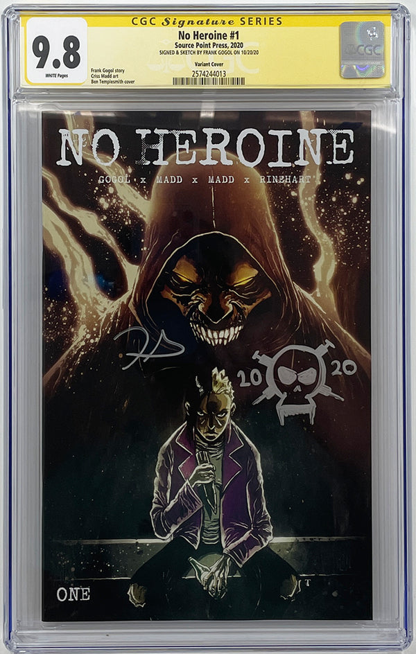 No Heroine #1 | Ben Templesmith Variant Cover | CGC SS 9.8