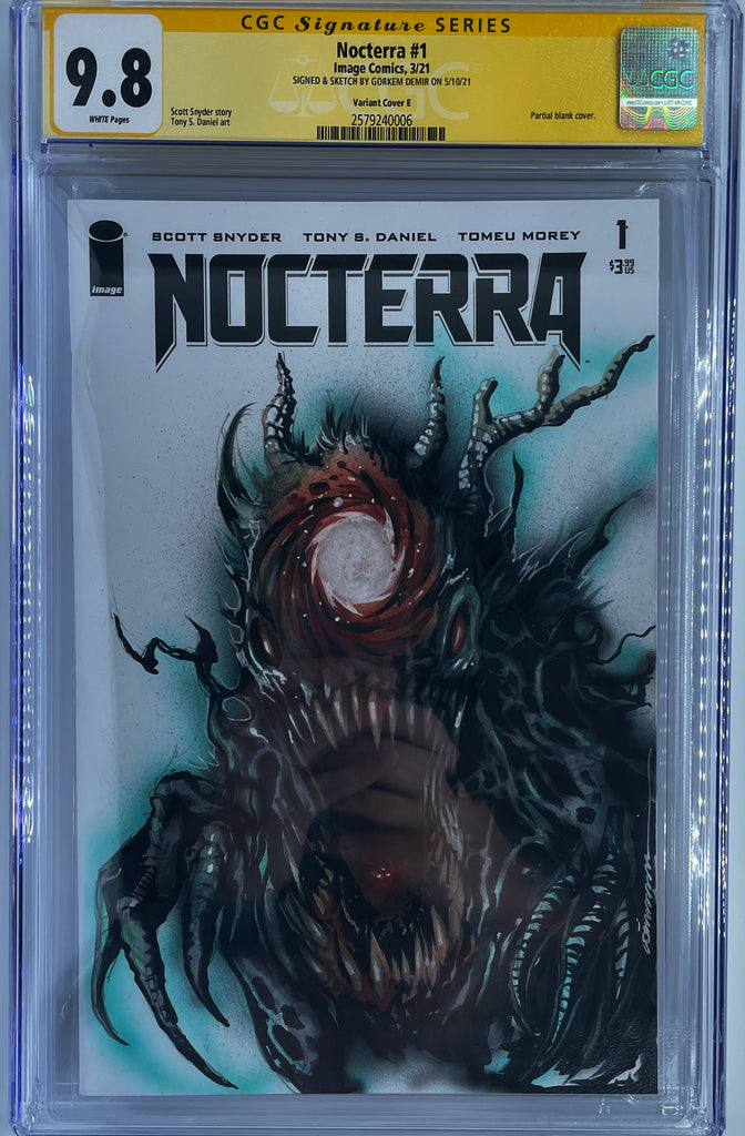 Nocterra #1 | Original Sketch by Gorkem Demir | Sketch A | CGC 9.8