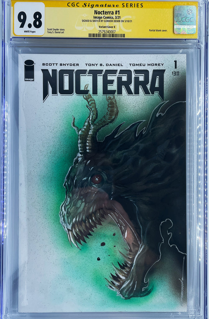 Nocterra #1 | Original Sketch by Gorkem Demir | Are You Afraid of the Dark? | CGC 9.8