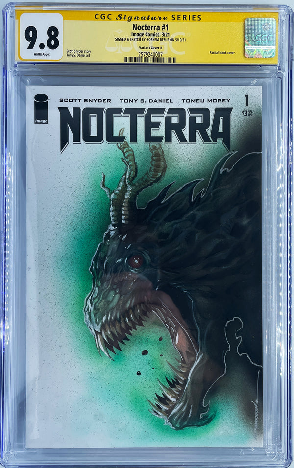 Nocterra #1 | Original Sketch by Gorkem Demir | Are You Afraid of the Dark? | CGC 9.8