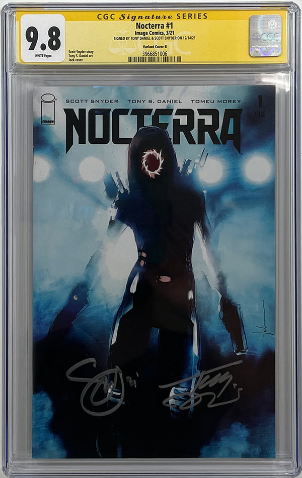 Nocterra #1 | Cover B Jock Variant | Snyder + Daniel Signatures | CGC SS 9.8