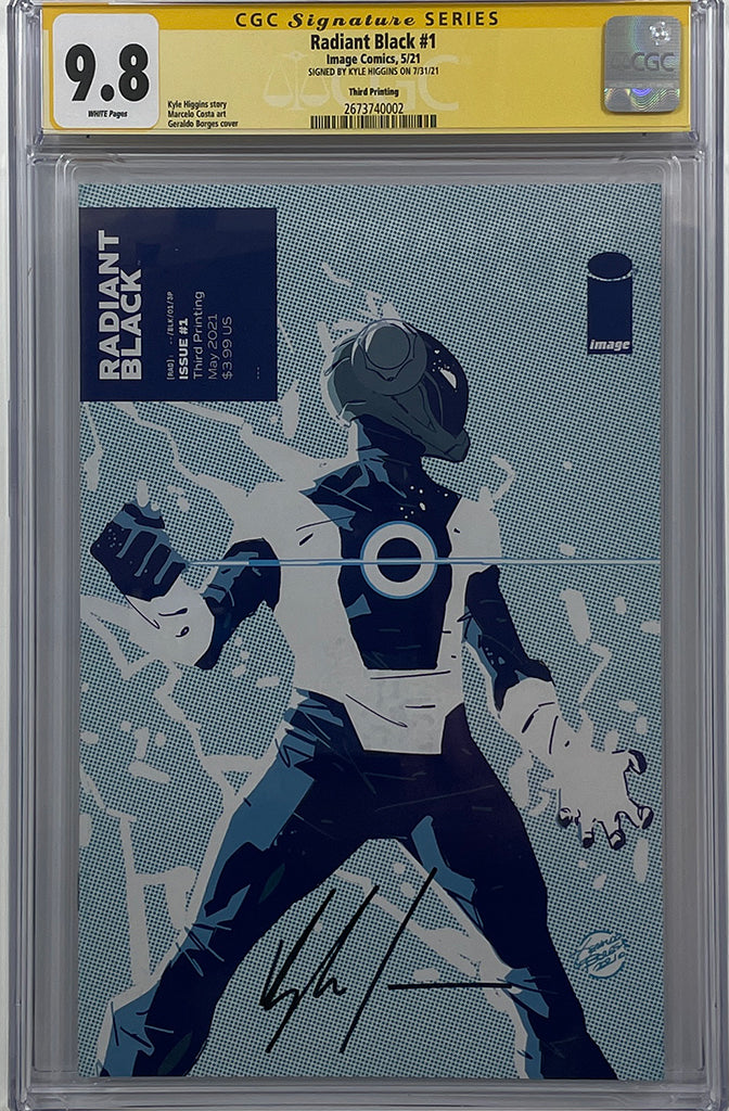 Radiant Black #1 | Third Print | Signed by Kyle Higgins | CGC SS 9.8
