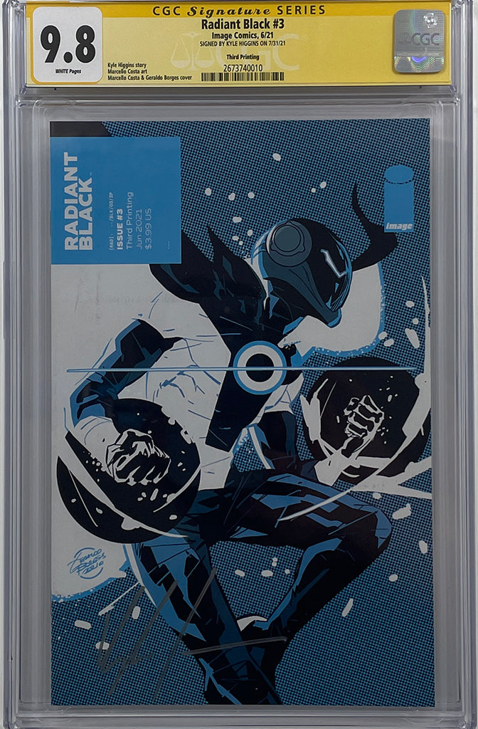 Radiant Black #3 | Third Print | Signed by Kyle Higgins | CGC SS 9.8