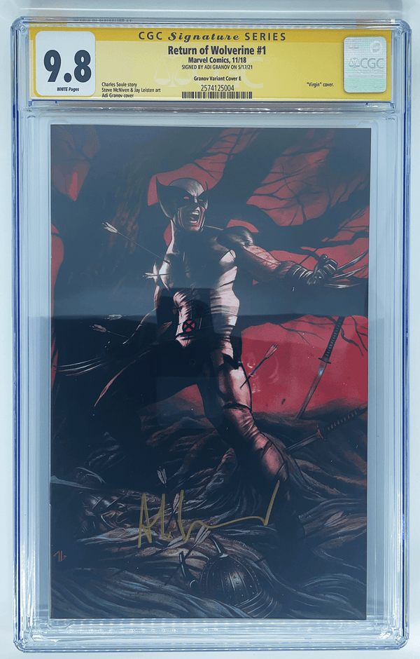 Return of Wolverine #1 | Adi Granov Variant Cover E | CGC SS 9.8