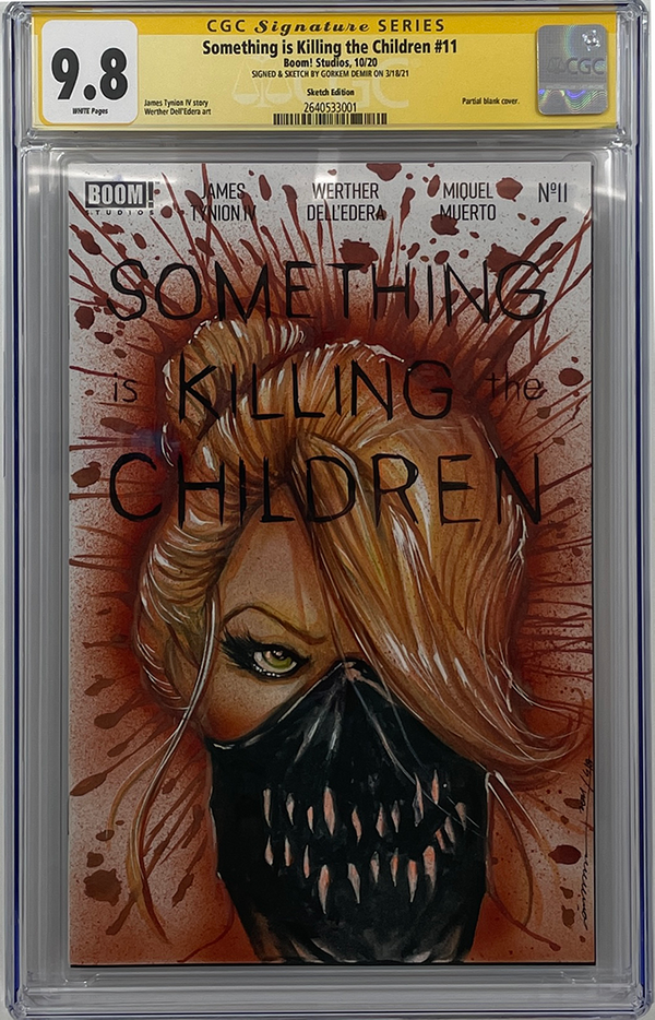 Something is Killing the Children #11 | Original Sketch by Gorkem Demir | CGC SS 9.8