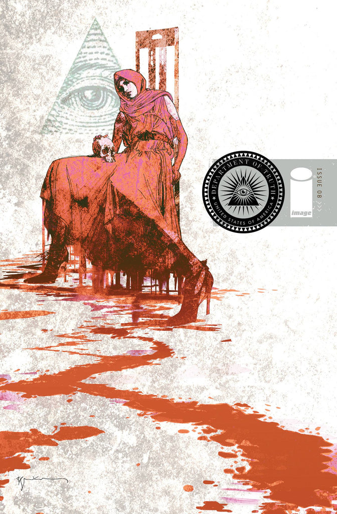 Department of Truth #8 | Bill Sienkiewicz Variant Cover