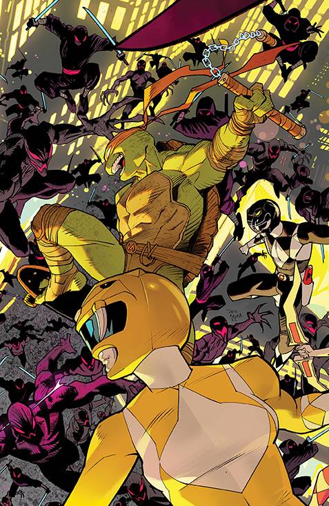 MMPR TMNT II #1 (OF 5) | CVR B CONNECTING VAR 2 MORA | PRE-ORDER