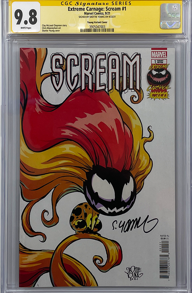 Extreme Carnage: Scream #1 | Skottie Young Variant | CGC SS 9.8
