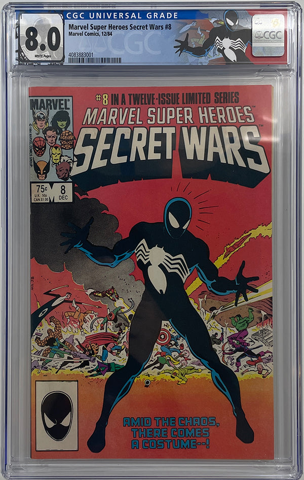 Marvel Super Heroes Secret Wars #8 | Origin of Alien Symbiote | CGC 8.0