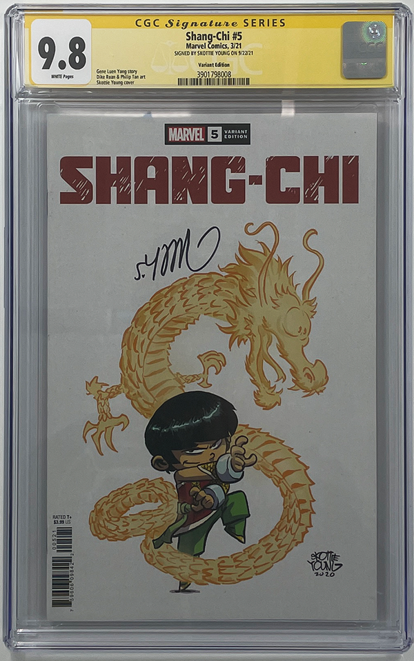 Shang-Chi #5 | Skottie Young Variant Cover | CGC Signature Series 9.8