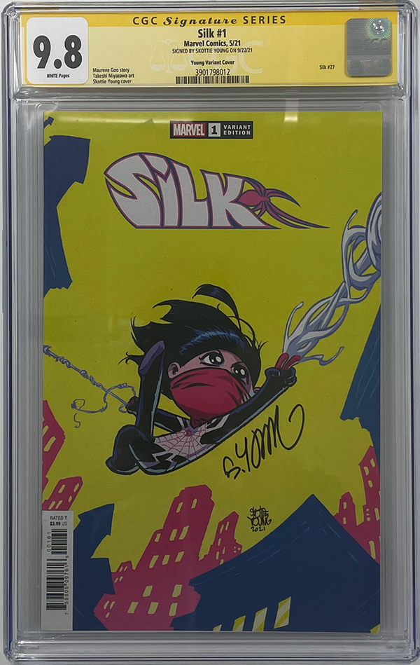 Silk #1 | Skottie Young Variant Cover | CGS Signature Series 9.8