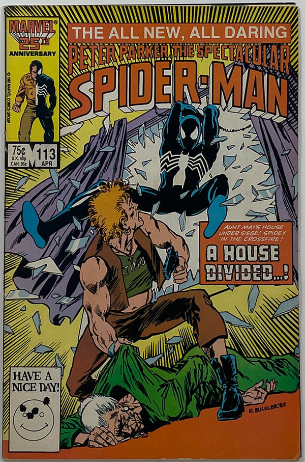 Spectacular Spider-Man #113 (Vol.1) | 1st Cameo of the Foreigner | FN+