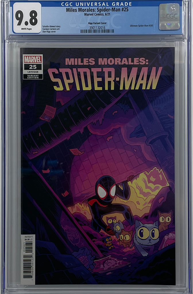 Miles Morales: Spider-Man #25 | 1:50 Ratio Hipp Variant Cover | CGC 9.8