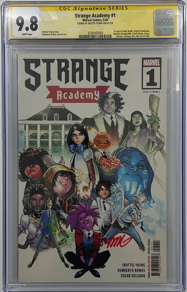 Strange Academy #1 | 1st Print Cover A | Signed by Skottie Young | CGC SS 9.8
