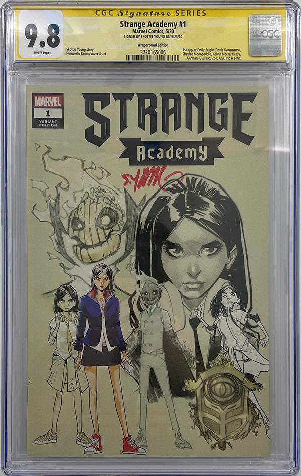 Strange Academy #1 | Ramos Wraparound Cover  | Signed by Skottie Young | CGC SS 9.8