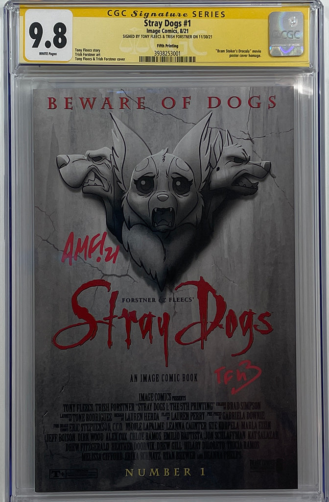 Stray Dogs #1 | Fifth Print | Dracula Movie Homage | CGC SS 9.8