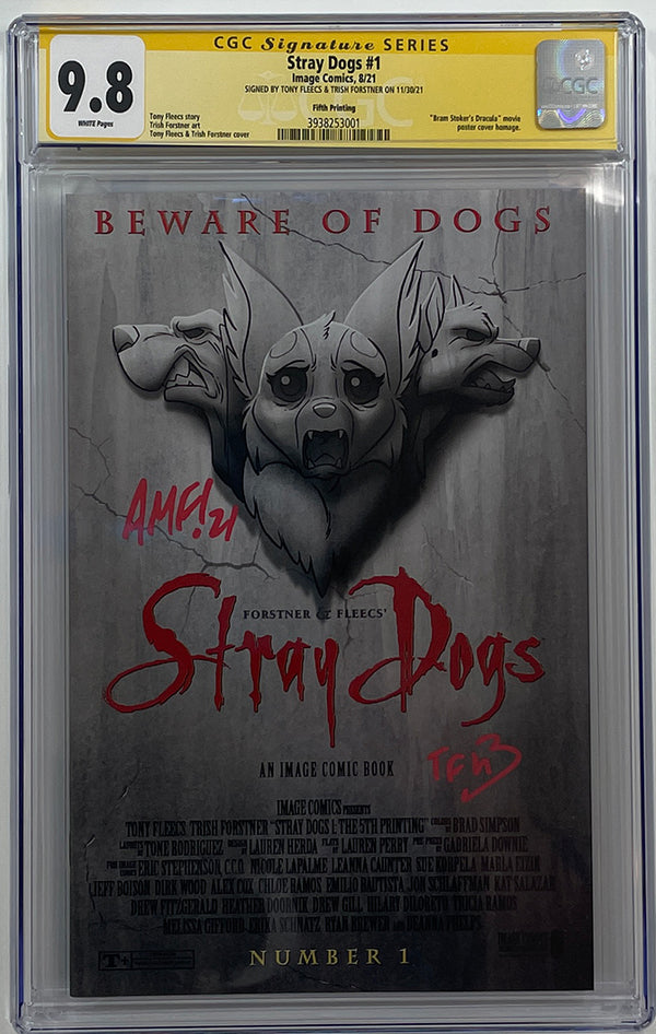 Stray Dogs #1 | Fifth Print | Dracula Movie Homage | CGC SS 9.8