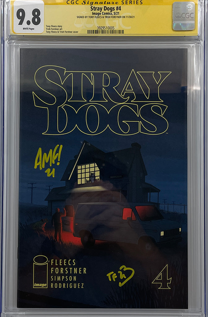 Stray Dogs #4 | Cover A | Signed by Tony and Trish | CGC SS 9.8