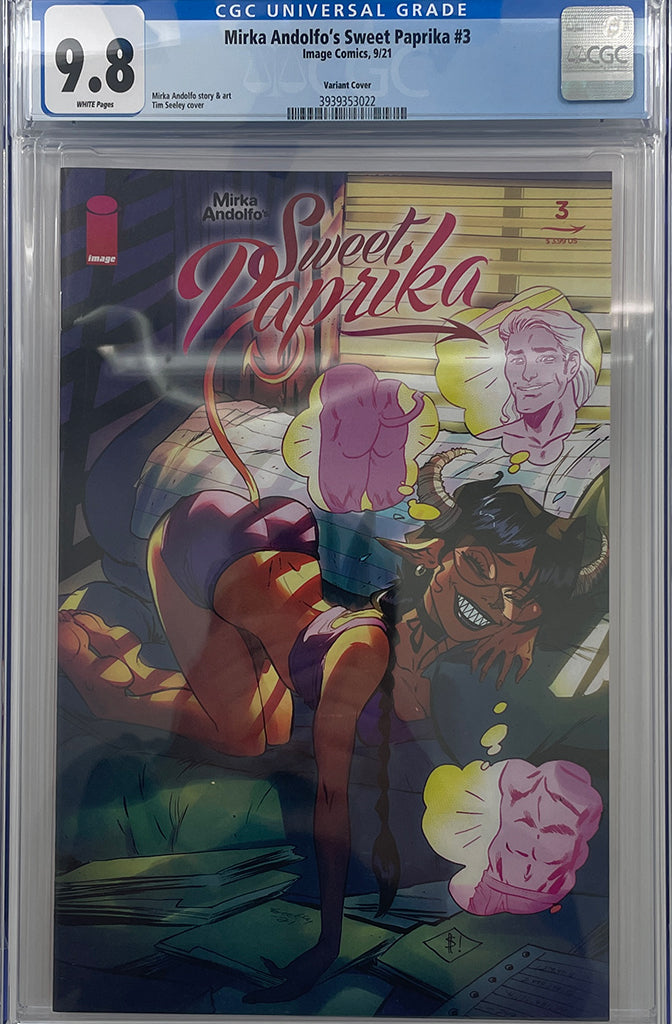 Sweet Paprika #3 | Cover B | Tim Seeley Variant | CGC 9.8