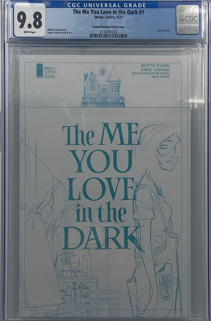 The Me You Love in the Dark #1  | 2ND Print | 1:20 Ratio Variant | CGC 9.8