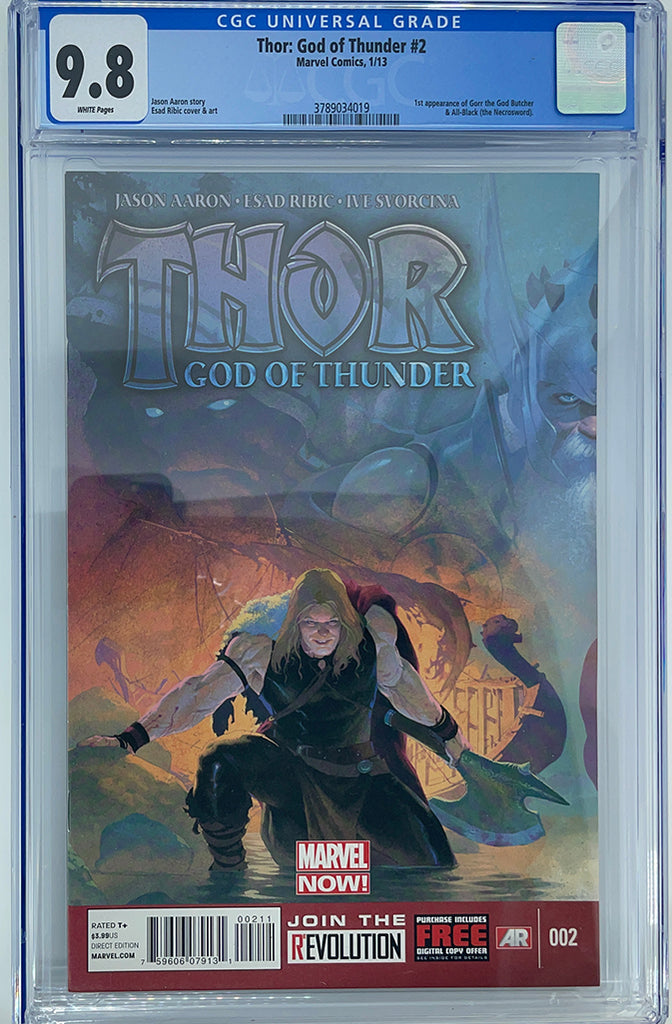 Thor: God of Thunder | 1st Appearance of Gorr the God Butcher | CGC 9.8