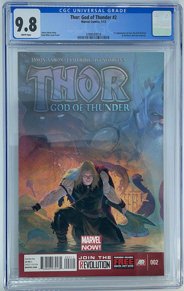 Thor: God of Thunder | 1st Appearance of Gorr the God Butcher | CGC 9.8