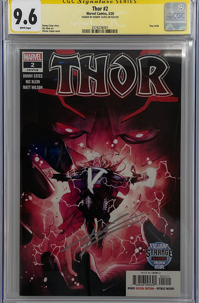 Thor #2 (2020) | 1st Print | CGC SS 9.6