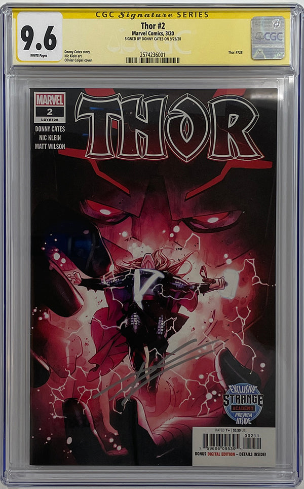 Thor #2 (2020) | 1st Print | CGC SS 9.6