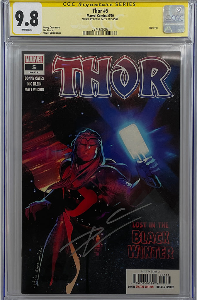 Thor #5 (2020) | Cover A | 1st App of Black Winter | CGC SS 9.8
