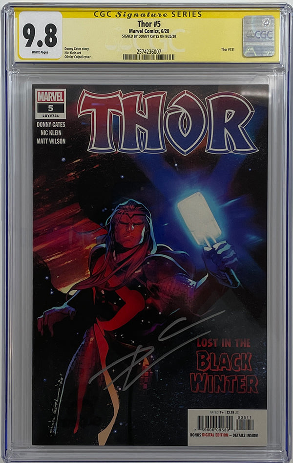 Thor #5 (2020) | Cover A | 1st App of Black Winter | CGC SS 9.8
