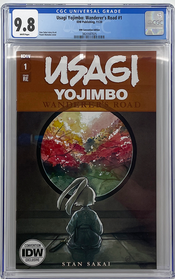 Usagi YoJimbo: Wanderers Road #1 | Peach Momoko NYCC Variant | CGC 9.8