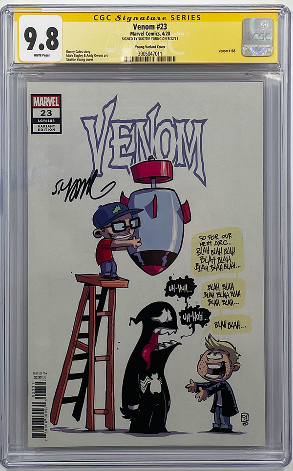 Venom #23 | Skottie Young Variant| Signed by Skottie Young | CGC SS 9.8