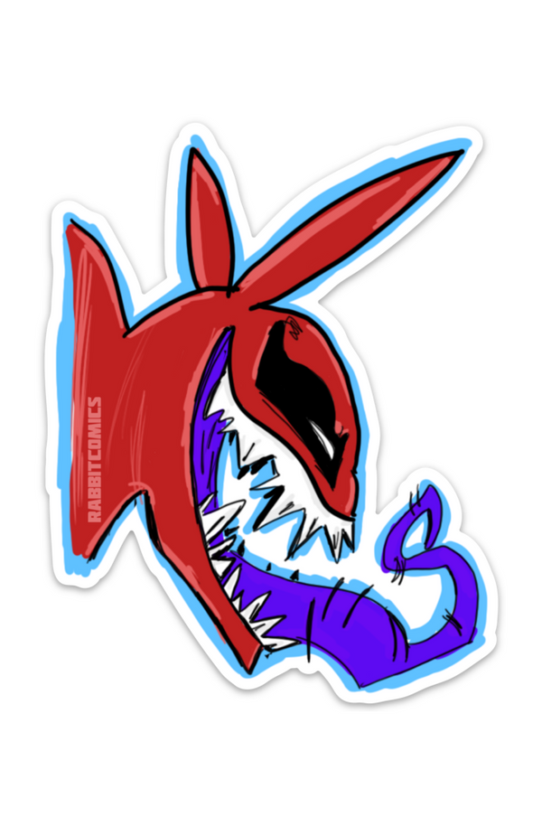 Venom-Pool Rabbit  BIG STICKER