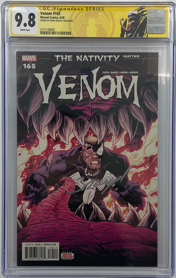 Venom #165 | Signed by Mark Bagley | CGC SS 9.8