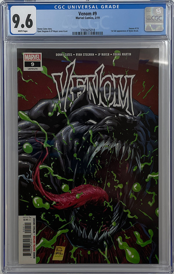Venom #9 (2018) | Cover A | 1st App of Dylan Brock | CGC 9.6