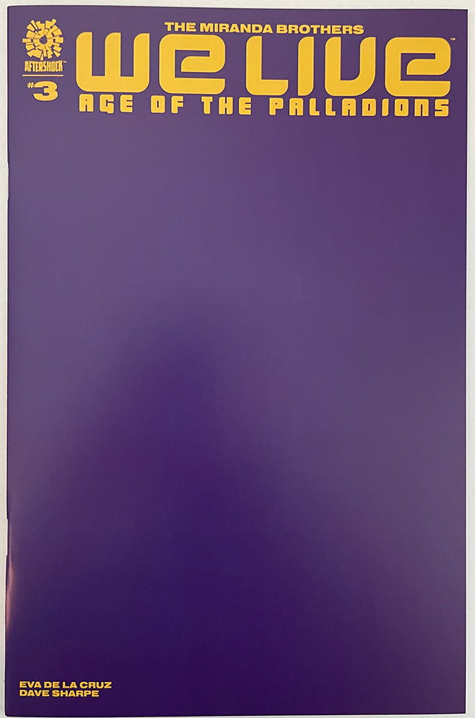 We Live Age of The Palladions #3 | Purple Blank Sketch Cover