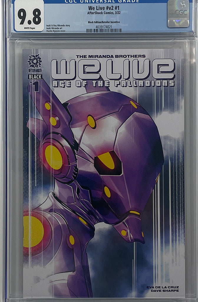 We Live Age of the Palladions #1 Black | 1:15 Incentive Variant | CGC 9.8