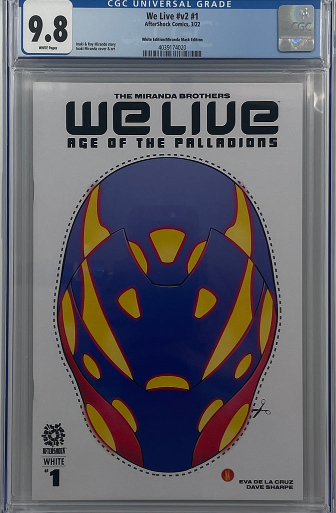We Live Age of the Palladions #1 Black | Cover B |  Inaki Miranda | CGC 9.8