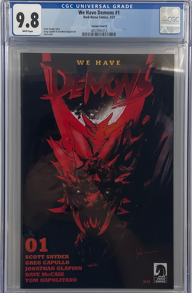 WE HAVE DEMONS #1 (OF 3) | Cover B | Jock | CGC 9.8